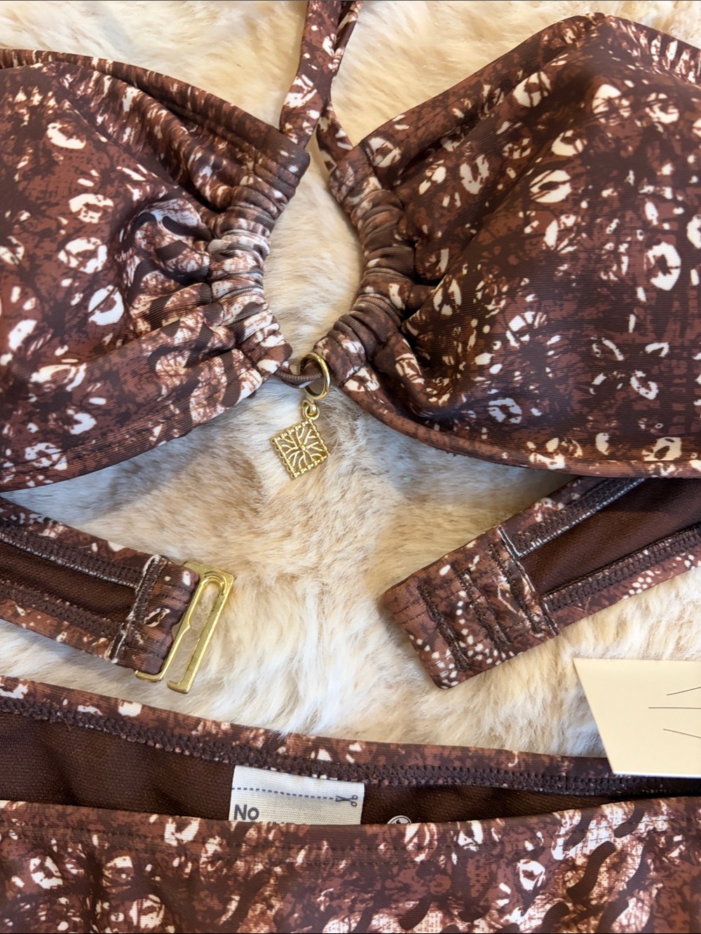 Bikini Bundle size medium new with tags no boundaries brown and orange - Picture 11 of 11